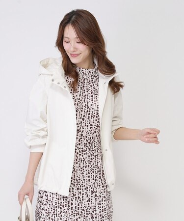 【手洗い可／裏地なし／袖プッシュアップ可／フード取外し可】マウンテンパーカー