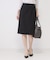【手洗い可／日本製／スーツ可】タイトシルエットスカート