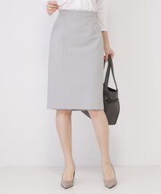 【手洗い可/日本製/スーツ可】タイトシルエットスカート
