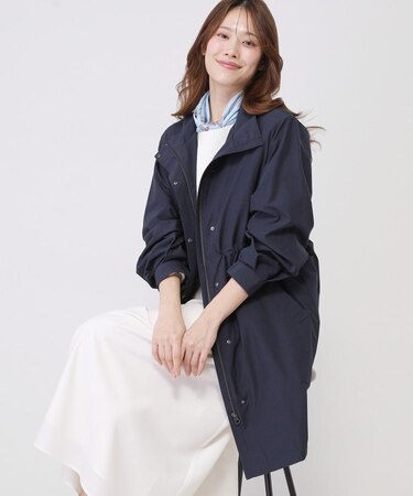 【手洗い可／ライナー付き／ウエスト調整可／袖プッシュアップ可】モッズコート