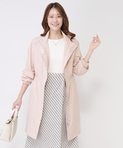 【手洗い可／ライナー付き／ウエスト調整可／袖プッシュアップ可】モッズコート