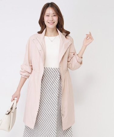 【手洗い可／ライナー付き／ウエスト調整可／袖プッシュアップ可】モッズコート