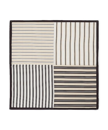 【ストライプ柄／イタリア製】スカーフ