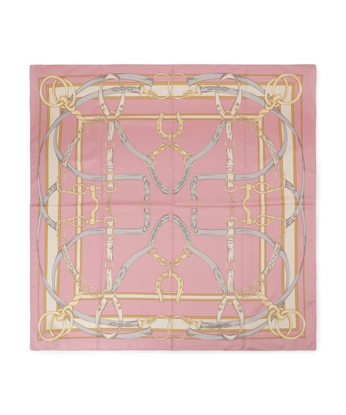 【ベルト柄／チェーン柄／イタリア製】スカーフ