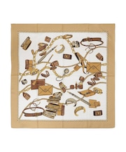 【ベルトチェーン柄/アクセチェーン柄】スカーフ