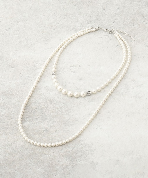 取り外し可能／ツインフェイクパール／国内生産／国産人工真珠／セレモニー／入卒／パーティー