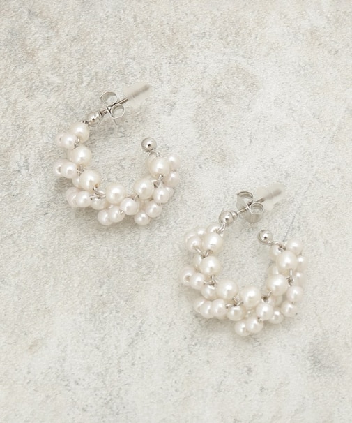 リンクパール調ピアス