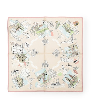 ホリデースカーフ／日本製／コンパクトで使いやすい大きさ