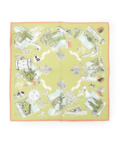 ホリデースカーフ／日本製／コンパクトで使いやすい大きさ