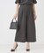 【手洗い可／日本製／セットアップ可】ワイドパンツ