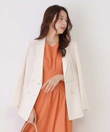 【手洗い可／日本製】シアーテーラード ジャケット