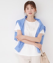 【接触冷感/抗菌防臭/消臭/UVカット】半袖ロゴTシャツ