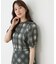 【手洗い可／セットアップ可】フリルネックブラウス