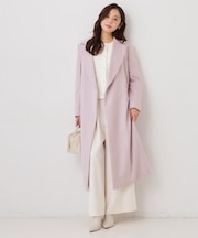 【カシミヤ100%】ロングガウンコート