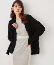 【手洗い可/日本製】ふんわり着流しカーディガン