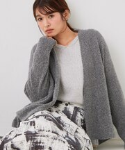 【手洗い可/日本製】ふんわり着流しカーディガン