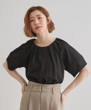 楽してきまる ランタンスリーブプルオーバー