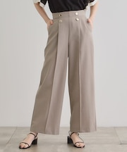 さらっと快適　ピンタックマリンパンツ