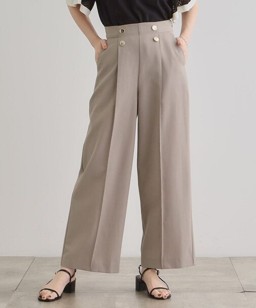 さらっと快適 ピンタックマリンパンツ