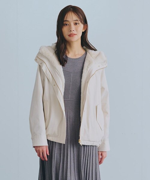 撥水】3WAYフェイクファーライナーマウンテンパーカ｜グローブの通販