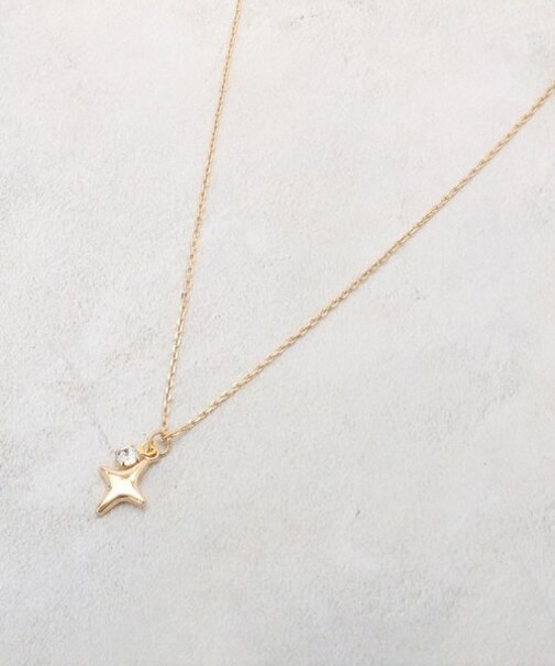 スターモチーフショートネックレス
