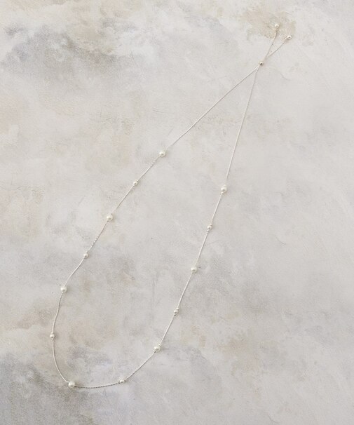 スキップパール調ネックレス【2WAY/入卒対応可】