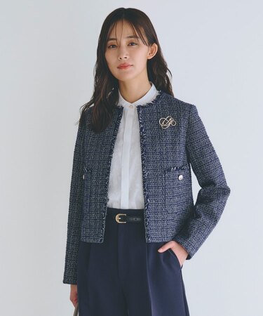 【雑誌掲載】ツイードコンパクトジャケット