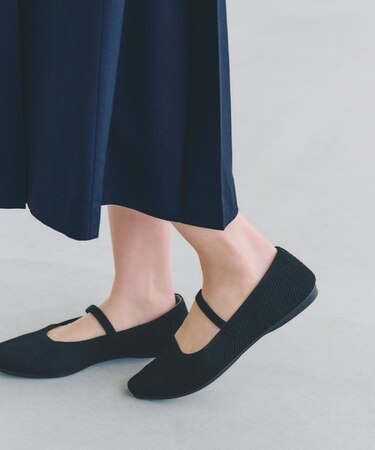 ニットメリージェーンパンプス