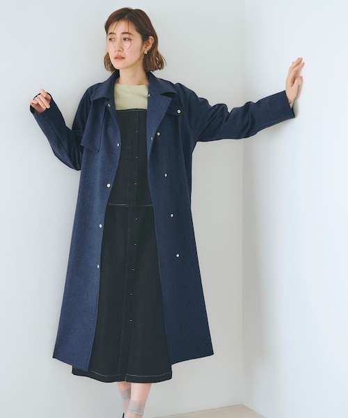 雑誌掲載♡コート 新品ROPÉ 【SUPER140's】【雑誌掲載】メルトン