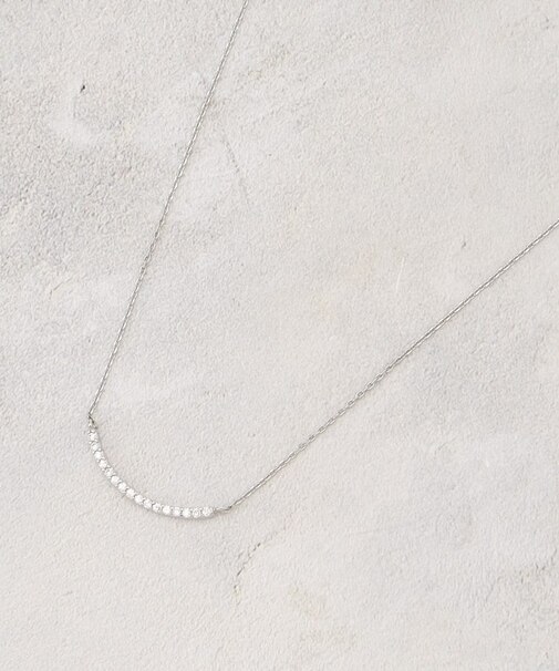 キュービックビジューショートネック