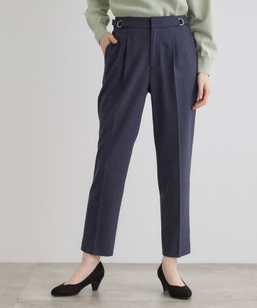 【洗濯機で洗える】2WAYストレッチテーパードパンツ