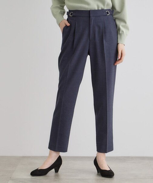 【洗濯機で洗える】2WAYストレッチテーパードパンツ