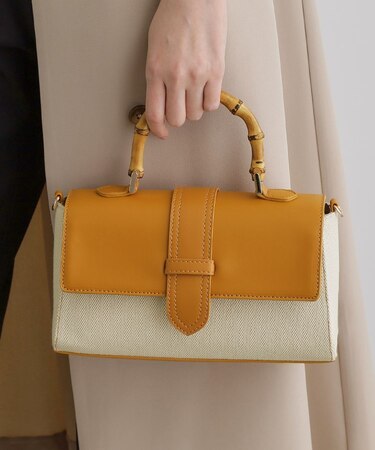 【雑誌掲載】フラップバンブーハンドル2WAYトート