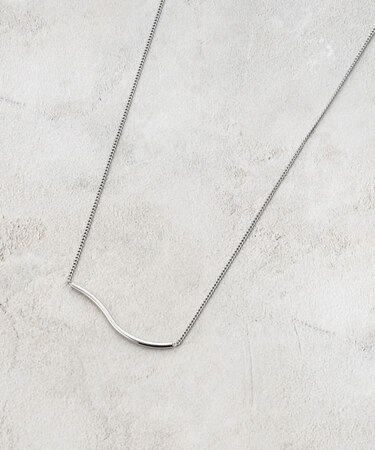 【ステンレス】ニュアンスメタルバーネックレス