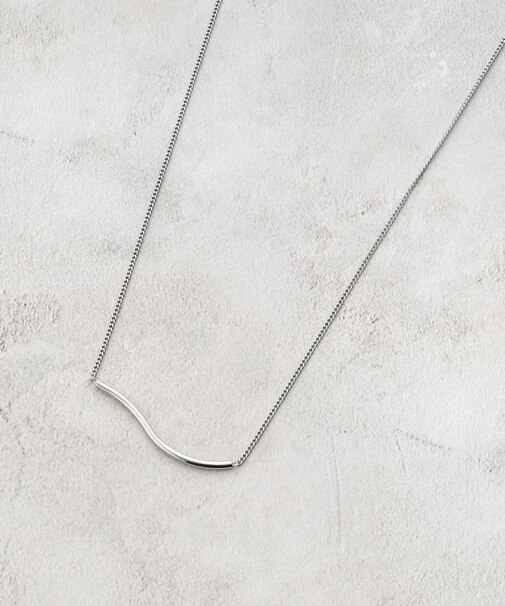 【ステンレス】ニュアンスメタルバーネックレス