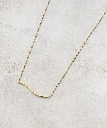 【ステンレス】ニュアンスメタルバーネックレス