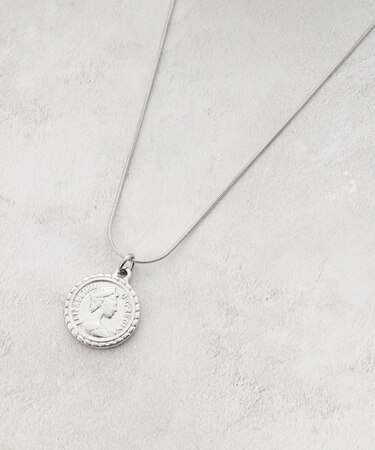 【ステンレス】コインチェーンネックレス