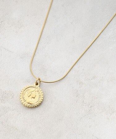 【ステンレス】コインチェーンネックレス