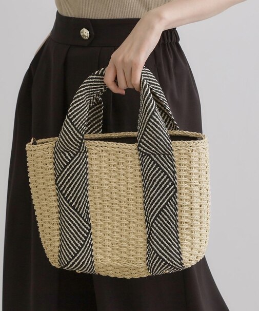 ペーパー巾着コードラメ2WAYトート