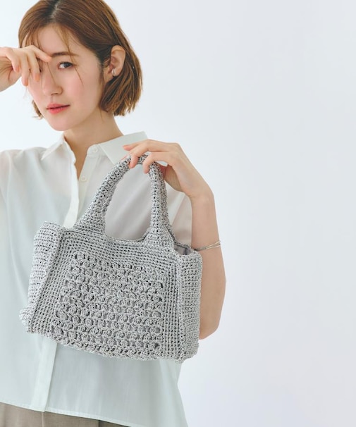 【雑誌掲載】ラメコードスクエア2WAYトート