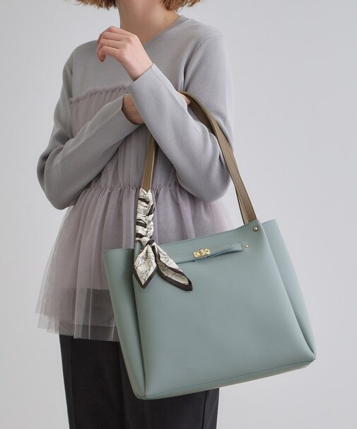 人間工学ベルトタックスカーフ付きトート