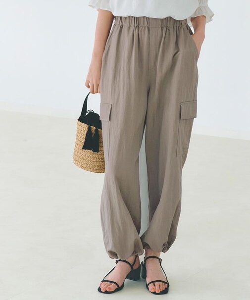 【ひんやり】2WAYツイルカーゴパンツ