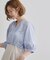 【夏に嬉しい機能付き】ランタンスリーブシャツブラウス