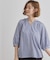 【夏に嬉しい機能付き】ランタンスリーブシャツブラウス
