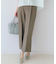 【夏に嬉しい機能付き】リネンライクベルトワイドパンツ