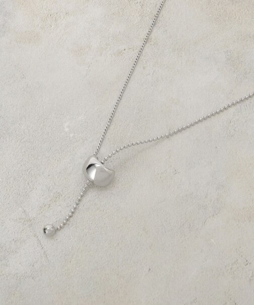 スライドメタルチェーンY字ネックレス