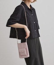 クルミポケットサイドチェーンミニショルダー
