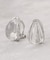 ビッグクリアメタルイヤリング