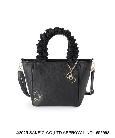 【ハローキティ】フリルグログランPP2WAYトート