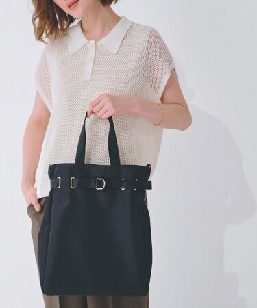 【晴れの日も雨の日も】撥水ベルト2WAYトート